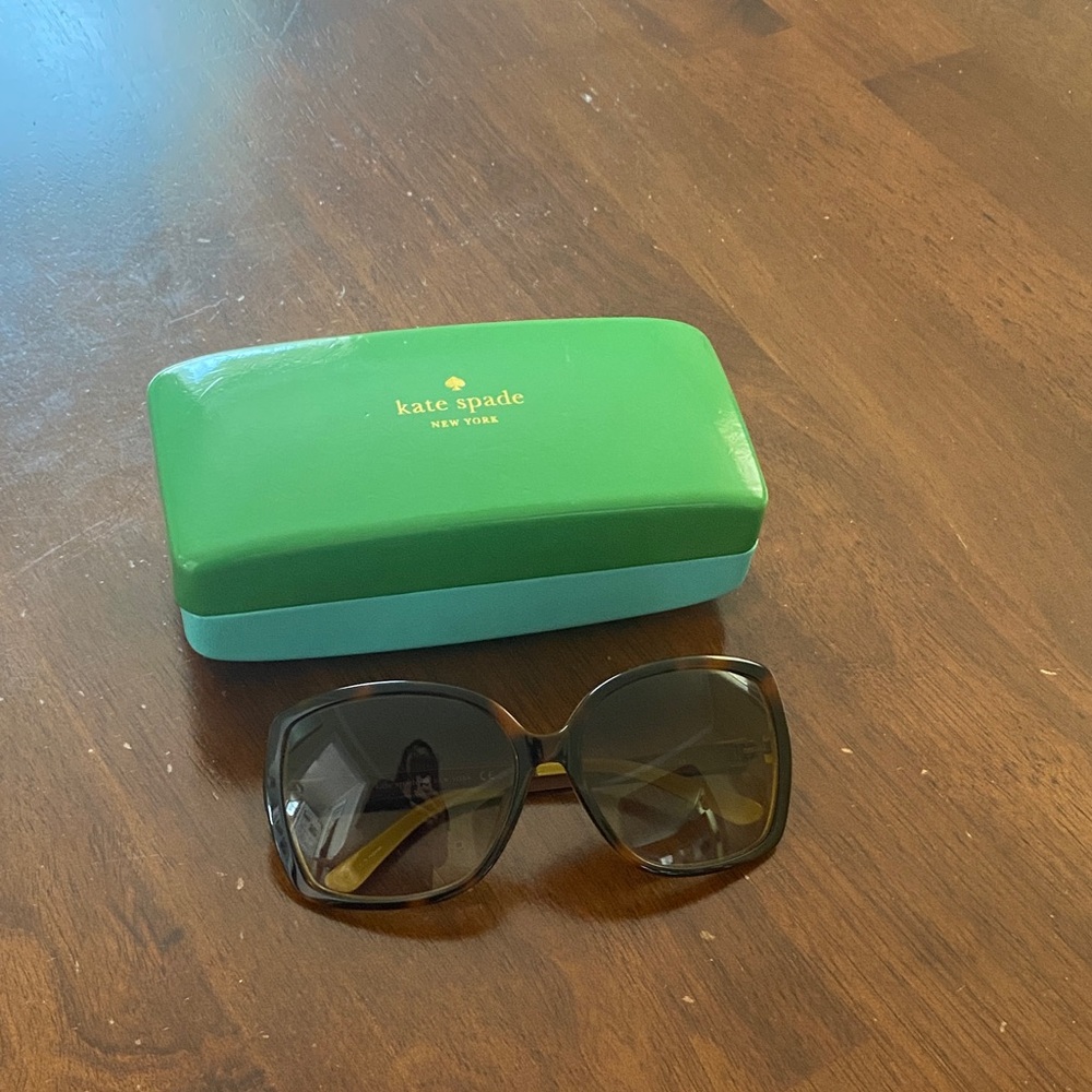 kate spade Women's Tortoiseshell Brown Gradient Sunglasses